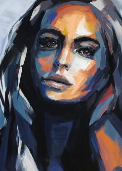 Tomas Hammar Abstract portrait no.s2025 – Giclée, 50×70 cm, signerad, upplaga 50 ex