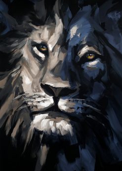 Tomas Hammar Lion no.s2003 – Giclée, 50×70 cm, signerad, upplaga 50 ex