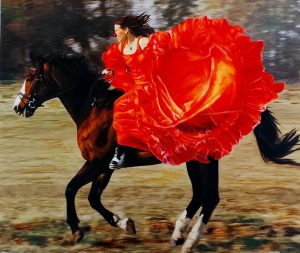 Caroline af Ugglas Galopp, 61×76 cm, signerad, upplaga 275 ex