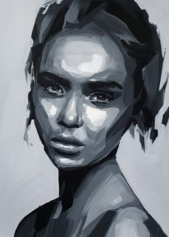 Tomas Hammar Abstract portrait no.s2027 – Giclée, 50×70 cm, signerad, upplaga 50 ex