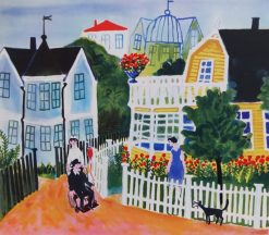 Anders Hultman Greve med blodpudding – Litografi, 45×40 cm, signerad, upplaga 290 ex
