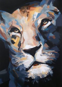 Tomas Hammar Lion – Giclée, 50×70 cm, signerad, upplaga 20 ex