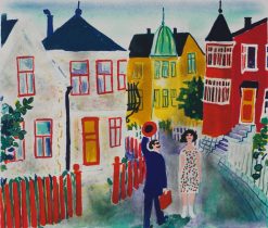 Anders Hultman Bonjour – Litografi, 45×40 cm, signerad, upplaga 290 ex