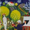 Anders Hultman Triangeldrama – Litografi, 28×24 cm, signerad, upplaga 290 ex
