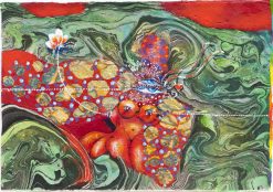 Ardy Strüwer Vertigo Waves woman – Giclée, 60×42 cm, signerad, upplaga 200 ex