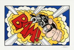 Petter Thoen Bam! – Litografi, 45×32 cm, signerad, upplaga 275 ex