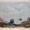 Claes Caspersson Båt – Litografi, 58×48 cm, signerad, upplaga 250 ex