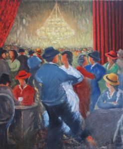 Bengt Fransson Dansande Par – Litografi, 48×40 cm, signerad, upplaga 290 ex