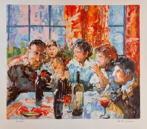 Bo Richard Janzon Festen – Litografi, 52×46 cm, signerad, upplaga 360 ex