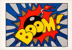 Petter Thoen Boom! – Litografi, 37×26 cm, signerad, upplaga 275 ex