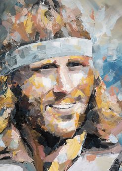 Tomas Hammar Björn Borg – Giclée, 50×70 cm, signerad, upplaga 20 ex