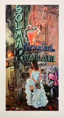 Caroline af Ugglas Väntan i Hörnet, 42×82 cm, signerad, upplaga 250 ex