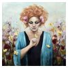 Malin Östlund Citrongula Drömmar – Giclée, 50×50 cm, signerad, upplaga 25 ex