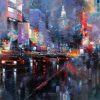 Dominik Pawlowski City by night, 59,5×42 cm, signerad, upplaga 30 ex