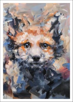 Tomas Hammar Fox Cub – Giclée, 50×70 cm, signerad, upplaga 99 ex