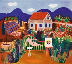 Anders Hultman Divan – Litografi, 49,5×40 cm, signerad, upplaga 290 ex