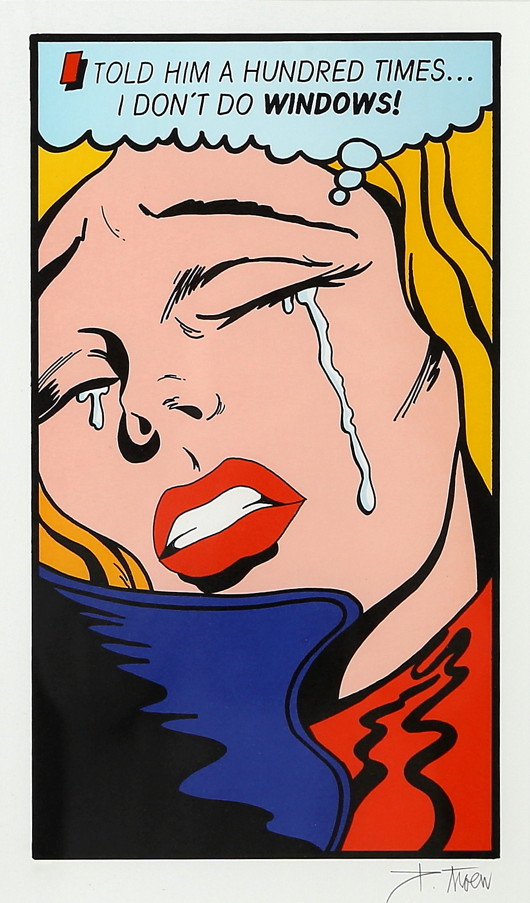 I told him a hundred times...