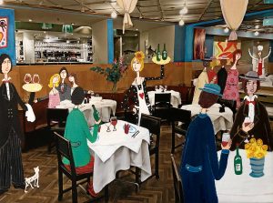 Marika Lang Sturehof – Mixed Media, 50×37 cm, signerad