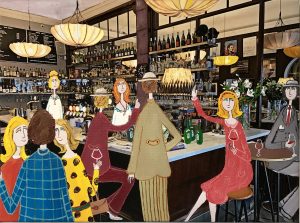 Marika Lang Grodan – Mixed Media, 50×37 cm, signerad