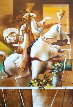 Josep Baques Horse – Litografi, 54×36 cm, signerad, upplaga 250 ex