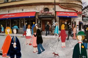 Marika Lang Tennstopet – Mixed Media, 26×34 cm, signerad