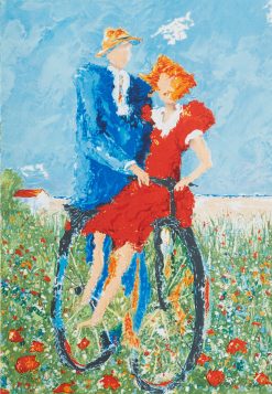 Karl Höglund Du & Jag – Litografi, 59,5×40,5 cm, signerad, upplaga 360 ex