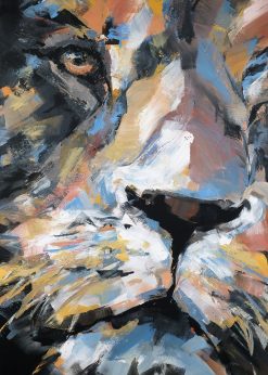 Tomas Hammar Portrait of a Lion – Giclée, 50×70 cm, signerad, upplaga 20 ex