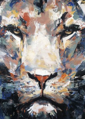 Portrait of a Lion II