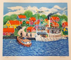 Mats Hådell Blidösund – Litografi, 54×45 cm, signerad, upplaga 360 ex