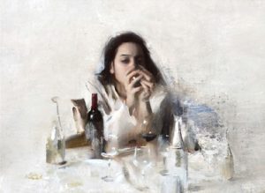 Nick Alm Drowning sorrows – Giclée, 37×27 cm, signerad, upplaga 90 ex