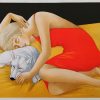 Olga Semenova Sovstund – Litografi, 47×62 cm, signerad, upplaga 190 ex
