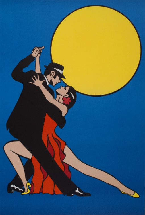 Petter Thoen Tango for 2 – Litografi, 63×45 cm, signerad, upplaga 320 ex