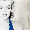 Marilyn Monroe Blå