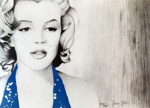 Marilyn Monroe Blå