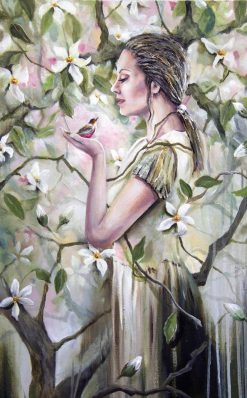 Marie Åkerlund Sing for me – Giclée, 30×40 cm, signerad, upplaga 40 ex
