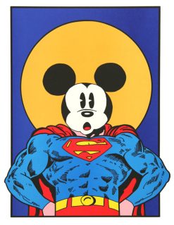 Petter Thoen Supermouse – Litografi, 32×46 cm, signerad, upplaga 290 ex