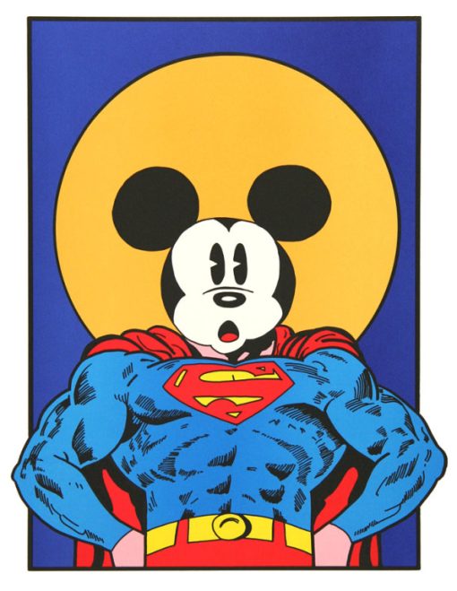 Petter Thoen Supermouse – Litografi, 32×46 cm, signerad, upplaga 290 ex