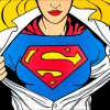 Petter Thoen Superwoman – Litografi, 64×46 cm, signerad, upplaga 290 ex
