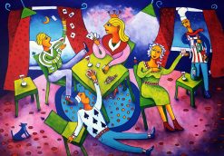 Ingrid Roth The Winner Takes It All – Litografi, 62×44 cm, signerad, upplaga 190 ex