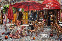 Caroline af Ugglas Sundbergs Konditori – Giclée, 75×51 cm, signerad, upplaga 200 ex
