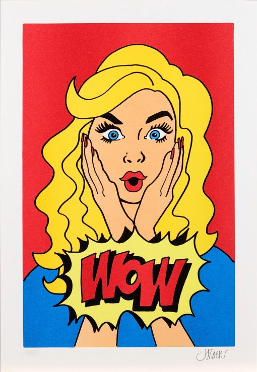 Petter Thoen Wow! – Litografi, 46×32 cm, signerad, upplaga 350 ex