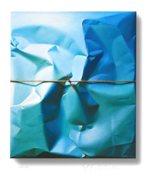 Yrjö Edelmann Parcel In Blue Harmonic Motion – Giclée, 30×25 cm, signerad, upplaga 325 ex