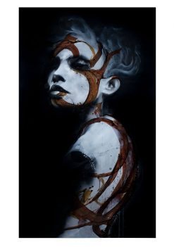 Tomas Lacke Sova, 42×59 cm, signerad, upplaga 99 ex