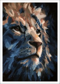 Tomas Hammar Lion no.2107 – Giclée, 50×70 cm, signerad, upplaga 50 ex