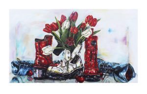 Caroline af Ugglas Skohög, Giclée, 88×51 cm, signerad, upplaga 150 ex