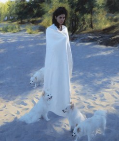 Nick Alm Hundvakt – Giclée, 72×60 cm, signerad, upplaga 95 ex