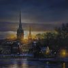 Tyska kyrkan i skymning