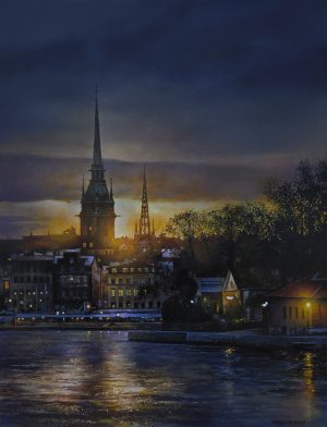 Tyska kyrkan i skymning
