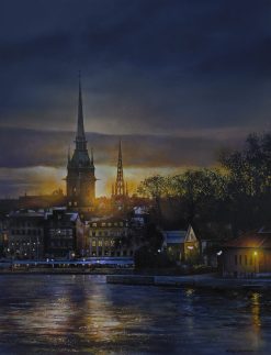 Tyska kyrkan i skymning