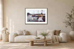 Inspiration i Vardagsrum – soffa. Illustrerad inramning, ungefärlig rumsskala.